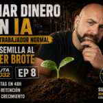 Miniatura del episodio 8 de Ruta 2032 sobre cómo ganar dinero con inteligencia artificial siendo trabajador normal.